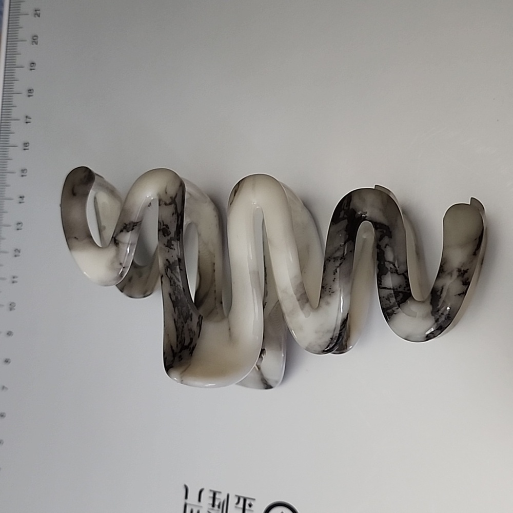 Extra Large MARBLE FINISH Claw Hair Clip